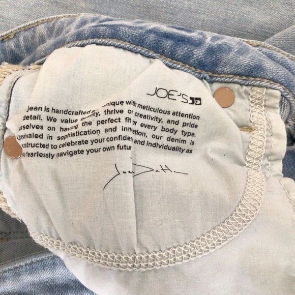 JOES jeans denim The mid rise skinny ankle ripped distressed size 25 faded blue - Picture 8 of 14